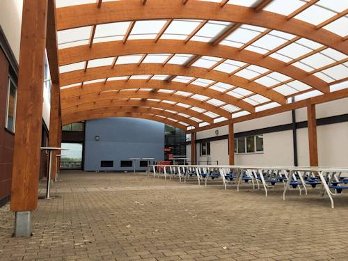 Jo Richardson Community School | Free Standing Timber Canopy