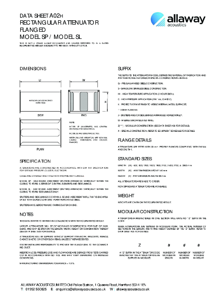 A02G Rectangular Attenuator