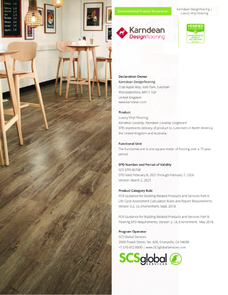 Environmental Product Declaration - LooseLay Longboard