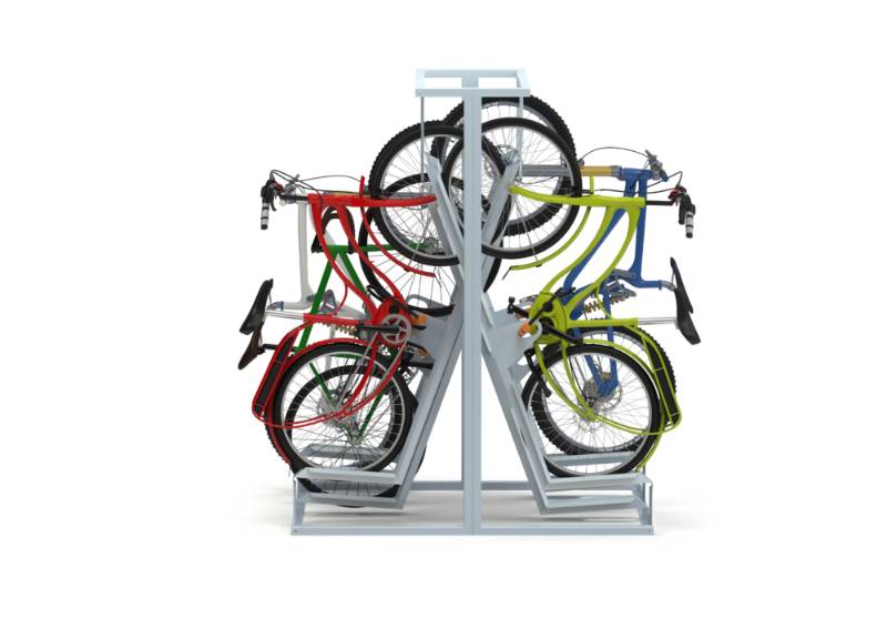 Semi Vertical Bike Rack/ X Semi Vertical Bike Rack