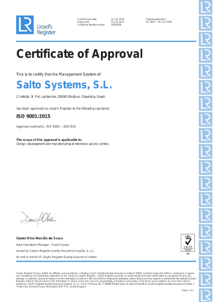 ISO 9001 - 2015