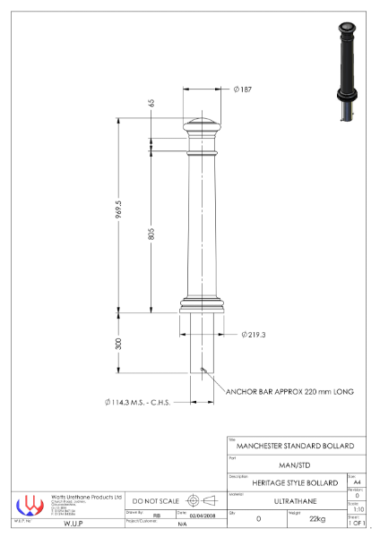 Manchester Impact Flex Bollard