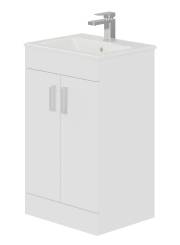 Zara 50 cm 2 Door Floor Standing Furniture Unit for Basins - Vanity Unit