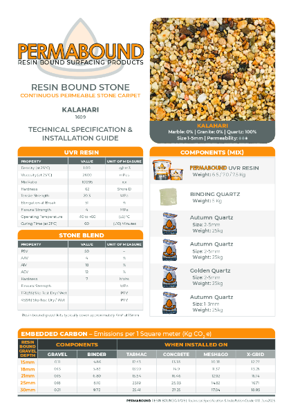 Kalahari_1609_Resin_Bound_Stone_TDS_PERMABOUND