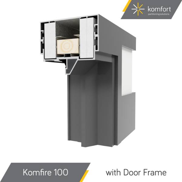 Komfort | Komfire 100 | Non-Fire Rated Solid & Glazed Partitioning
