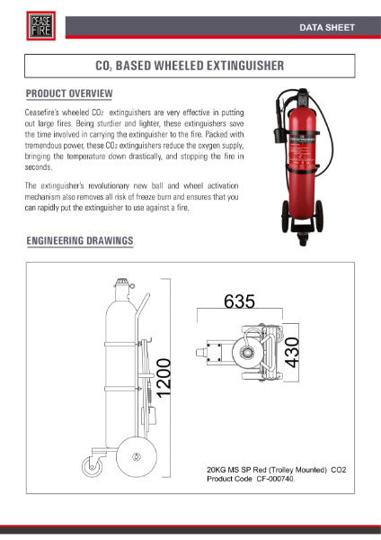 CO2 Wheeled Extinguishers