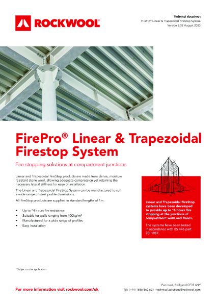 FirePro®Linear & Trapezoidal - Datasheet