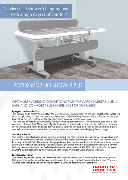 Ropox Mobilio Shower Bed