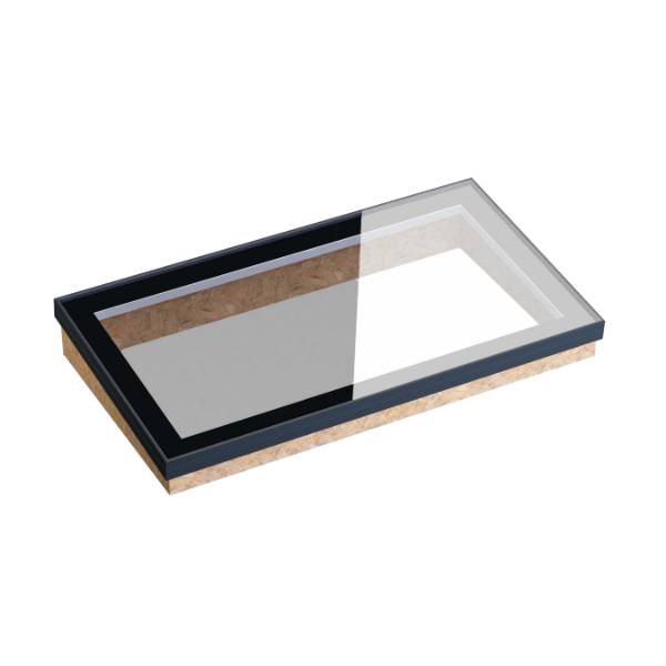 EOS97 Fixed Flat Glass Rooflight - Single Pane - Rooflight
