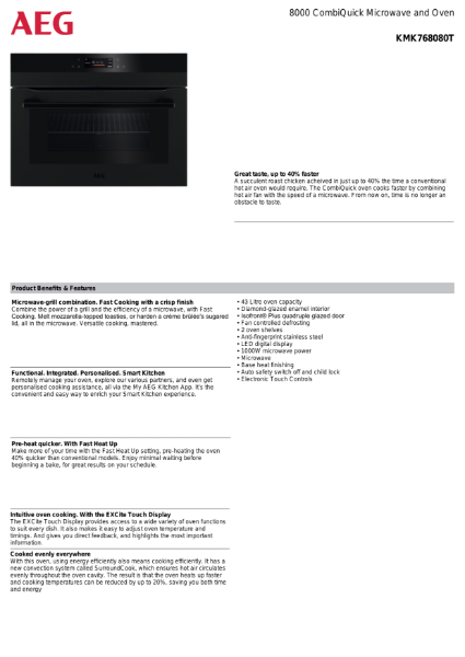 KMK768080T - Data Sheet