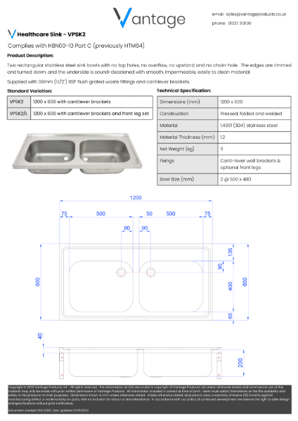 Product Data Sheet - VPSK2