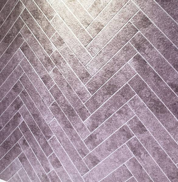 Herringbone Wall Tile Effect Panel (ceramic tiles replacement)