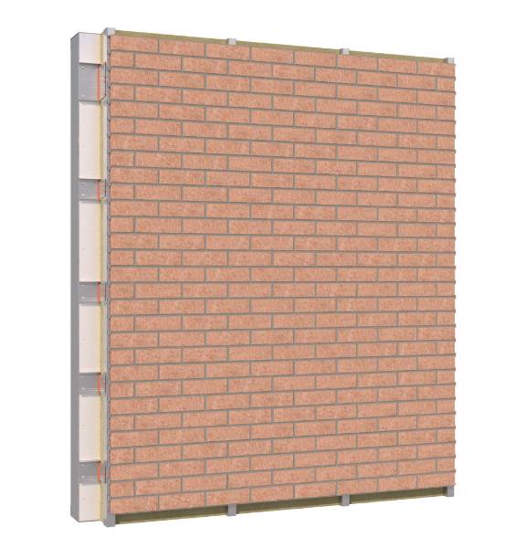 Optima BrickTech Mechanically Fixed Brick Slip Cladding System - Brickwork and Cladding System