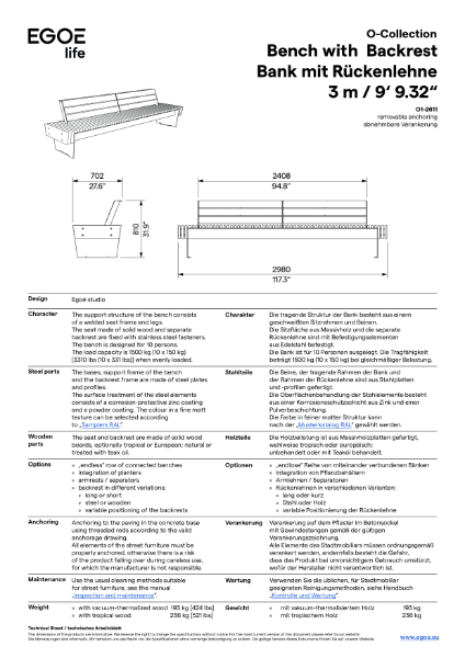 O1-2611 - Data Sheet