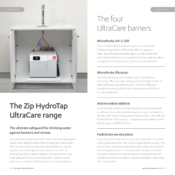 Zip Commercial Product Guide - HydroTap UltraCare
