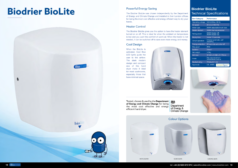 Biodrier Biolite (HD-BL09) Leaflet