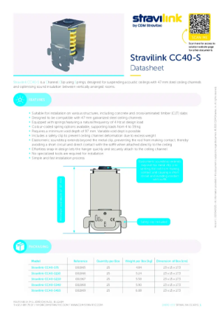 Datasheet - Stravilink CC40-S (EU)