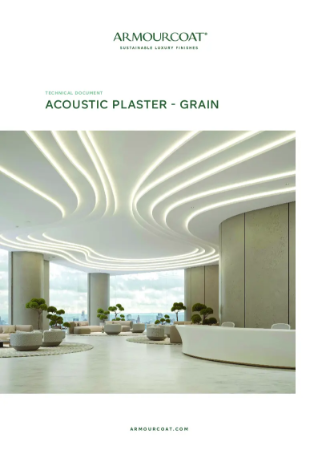 Armourcoat Acoustic Plaster Grain - Technical Document