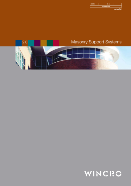 Masonry Support Systems