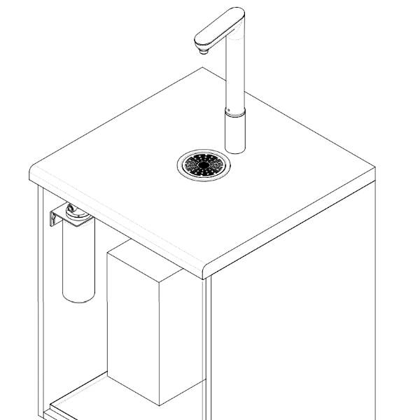 Aqua illi - Chilled & Ambient (CA) Water Tap - Fully Integrated Water Tap System