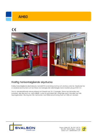 Produktblad AH60