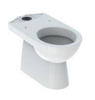Geberit Selnova Floor-Standing WC For Close-Coupled Exposed Cistern, Washdown, Vertical Outlet, Semi-Shrouded - Floor-standing WC Set