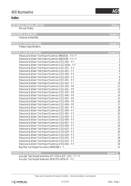 Technical-Manual_AGS-400Narrowline_Capral_2019_12_01