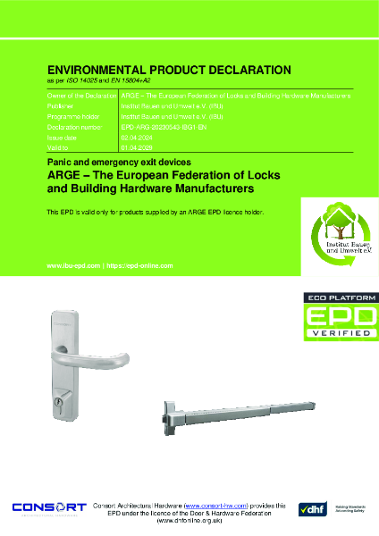 Panic and Emergency Exit Devices