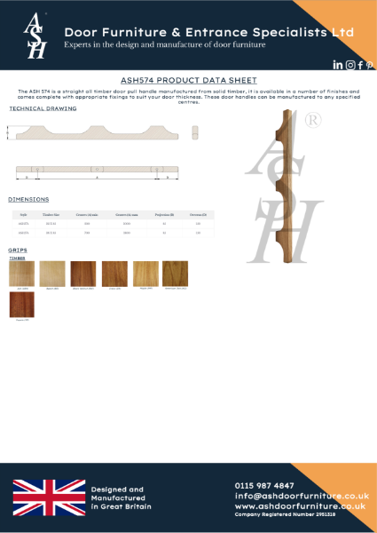 ASH574 Product Data Sheet