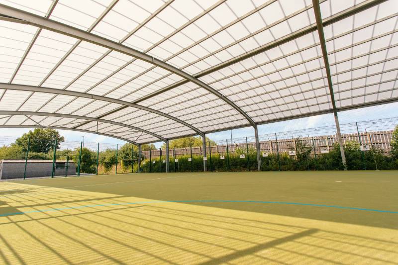 Zaytouna Primary School in Derby Adds Covered MUGA and Colourful Canopy
