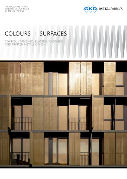 04 - Colours and Surfaces - GKD Creative Weave