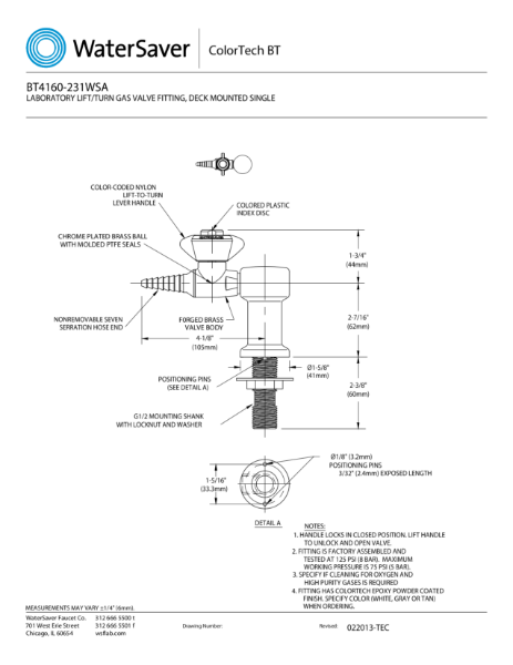 BT4160-231WSA Drawing