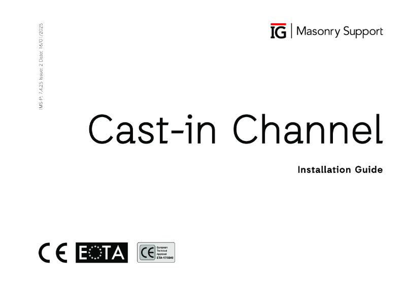 Cast-in Channel Installation Guide