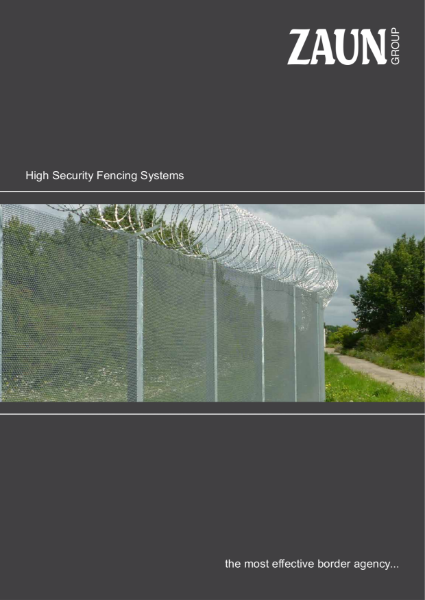 High Security Perimeter Fencing