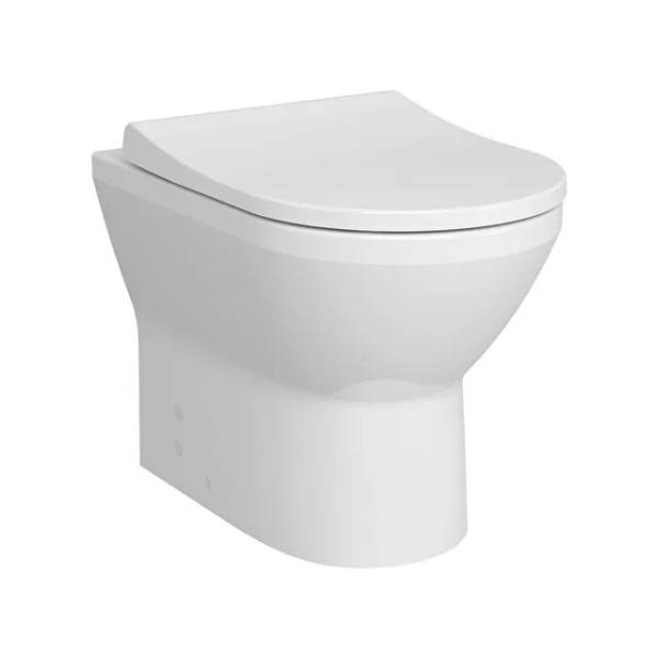 7059B003-0075- Integra Round back-to-wall WC pan, RimEx - WC Toilet