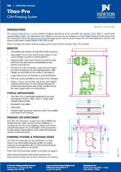 Newton Titan Technical Data Sheet