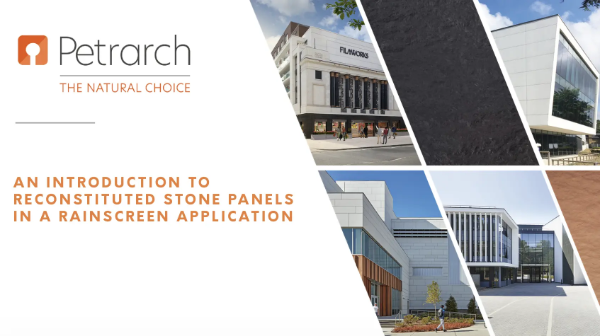 An Introduction to Reconstituted Stone Panels in a Rainscreen Application  