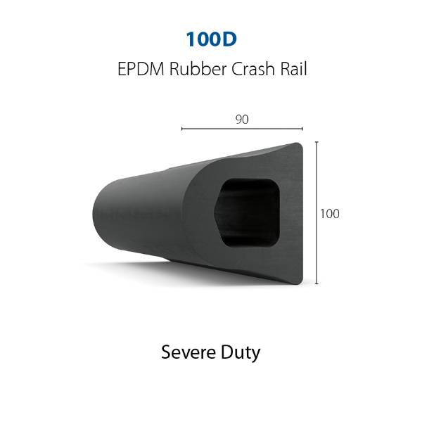 CS Acrovyn® 100D/ 75D Rubber Crash Rails