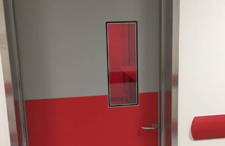 Specialist hygienic door design for Cambridge Biomedical Campus (CBC)