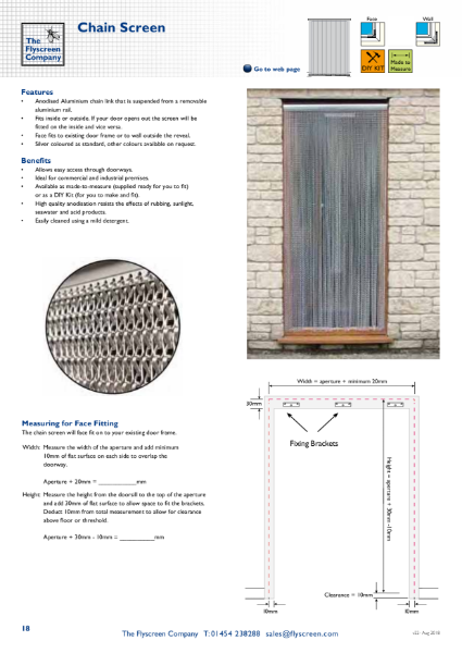 Chain Screen - Commercial