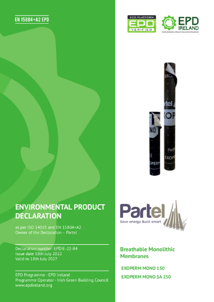 EXOPERM MONO 150 - Environmental Product Declaration
