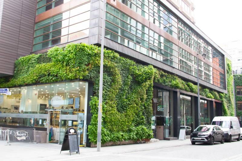 Bruntwood BLOC External Living Wall