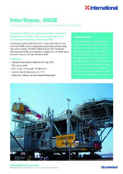 Interthane 990E Fact Sheet
