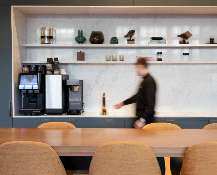 How Love Water provided T3 integrated tap system for Greystar to enhance their new office space.