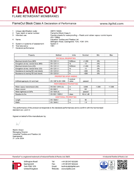 FlameOUT Block Class A DoP R4-1