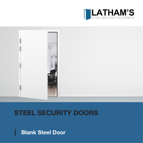 Security Steel Blank Door