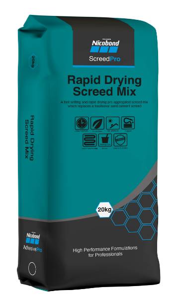 Nicobond Rapid Drying Screed Mix