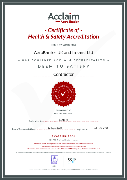SSIP DTS - Health & Safety Accreditation