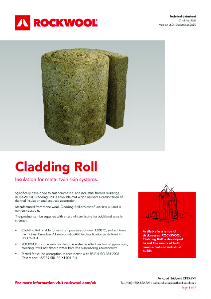 Cladding Roll - Datasheet