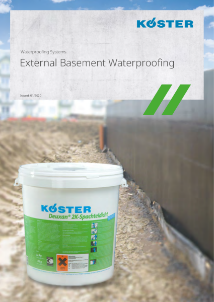 Koster External Basement Waterproofing Brochure